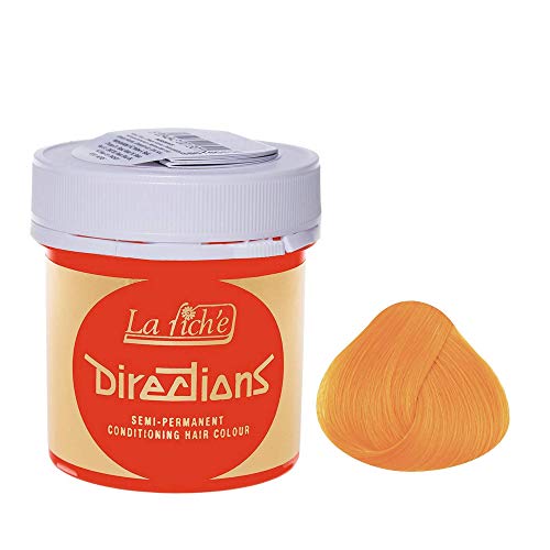 8 X La Riche Directions Semi-Permanent Hair Color 88ml Tubs - Apricot