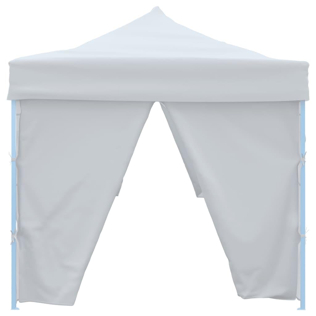 Carpa Plegable 3x9 m con 8 Paredes Blanco | Tela Oxford con recubrimiento PVC, armazon de acero, 2 entradas con cremallera, facil montaje