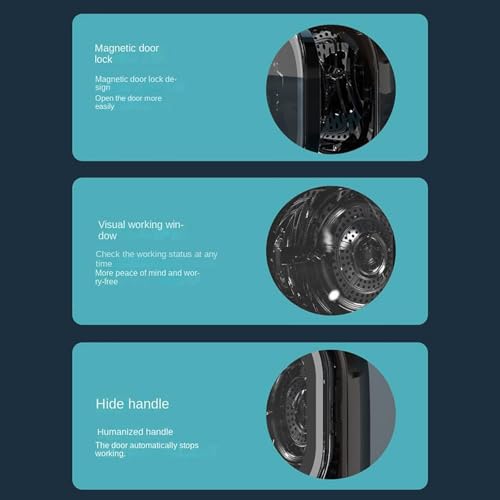 LHQYA 450-W-Wäschetrockner, Mini-Wäschetrockner Aus Edelstahl, Innenvolumen Fasses: 0,8 Kg/Kaltlufttrocknung: 0–80 Min./Heißlufttrocknung: 0–200 Min./geräuscharm, Für Eng Anliegende Kleidung Geeignet 7 LHQYA 450-W-Wäschetrockner, Mini-Wäschetrockner Aus Edelstahl, Innenvolumen Fasses: 0,8 Kg/Kaltlufttrocknung: 0–80 Min./Heißlufttrocknung: 0–200 Min./geräuscharm, Für Eng Anliegende Kleidung Geeignet
