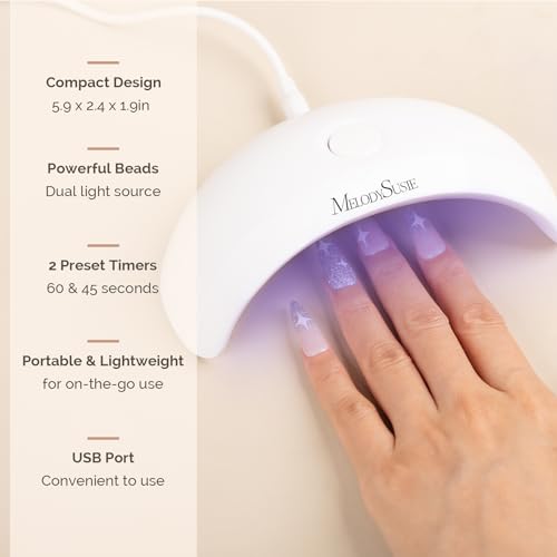 Set de 3 Pinceles de Acrílico para Uñas con Lámpara UV Portátil miniatura 6