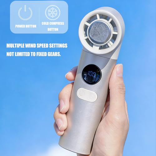 Ventilador portátil de mano resistente en ABS para combatir el calor extremo al aire libre 6