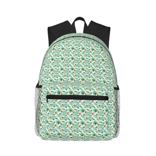 Sac à dos motif cocotier léger et ergonomique pour ordinateur portable
