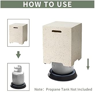 COSIEST 2-Piece Outdoor Propane Fire Pit Table Set w Tank Table, 28" Terrazzo Round Fire Table (Certified, 40,000 BTU) w 16" Tank Cover Side Table 20lb, Waterproof Cover for Garden, Pool, Backyard