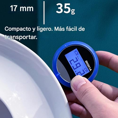 Regla rodante digital con pantalla LCD para mediciones cilíndricas en reformas 2