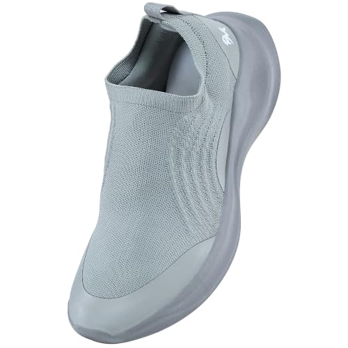 Image of Neeman's Curve Knit Slip On Shoes for Men | Casual Slip On Shoes | Lightweight Walking Shoes | Breathable Knit Upper | Comfortable Cushioned Shoes | Stretch Fit | EVA Sole with Grip