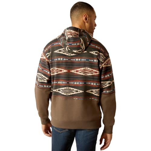 ARIAT Men's Color Block Hoodie2