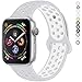 YOUKEX iWatch Band Compatible for Apple Watch Band 38mm 42mm Sport Band Women Men for Series 4,3,2,1 Soft Silicone Straps (Works for 40mm 44mm Watch)