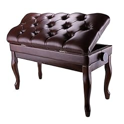 RWRAPS Tabouret de Piano Banc de Piano Duo de Luxe réglable avec Compartiment à Musique Tabouret de Piano en Bois Massif avec Coussin épais en PU, Hauteur : 50~60 cm de Beaux paysages - Les Beatles, Paul McCartney, John Lennon, RIngo Starr, George Harrison