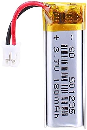 Liter 3.7V 180mAh 501235 Lipo Battery Rechargeable Lithium Polymer ion Battery Pack with PH-2.0 Connector