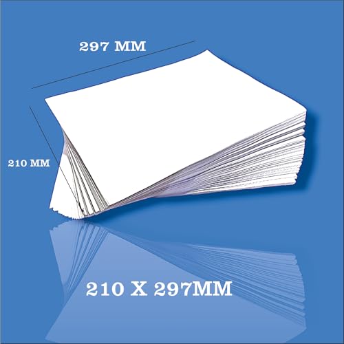 Image of A4 Size 75 GSM Copier Paper 100 Sheets White Paper For Laserjet & Inkjet Printer Fast Drying Both Side Print Eco Friendly (Pack of 100 sheets)
