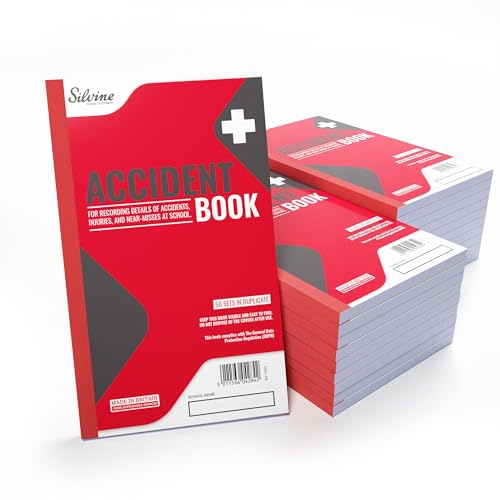 Carnet d'accidents scolaire Silvine journal d'incident double 50 ensembles