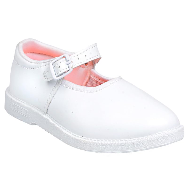 Image of Liberty Girls Black & White School Shoes