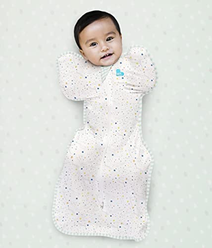 Love To Dream Swaddle Up Organic Lite 0.2 Tog, Stardust, Small, 8-13 Lbs, Better Sleep, Allow Baby To Sleep In Their Preferred Arms Up Position For Self-Soothing, Snug Fit Calms Startle Reflex #TOP7