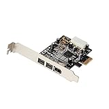 Ports: 2x 1394b (9-pin, Bi-lingual) 1x 1394a (6-pin)