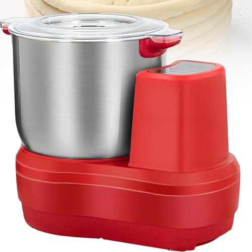 GmpTzitzith Amasadora Eléctrica 10L Gran Capacidad, Panel Táctil, Función de Fermentación, Acero Inoxidable, Ideal para Pan, Pasteles, Pizzas y Masa Madre