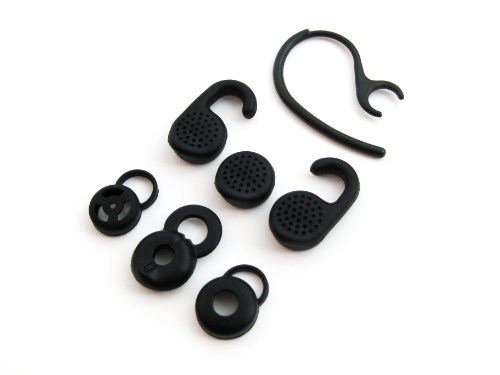 Fit Kit Compatible With Jabra Bt2090, Bt2080, Bt2070, Bt2050, Bt2040, Bt2010, Easycall And Easygo Wireless Headset Devices B: Replacement Parts Earloop Earhook Earbuds Eartips Eargels #TOP3