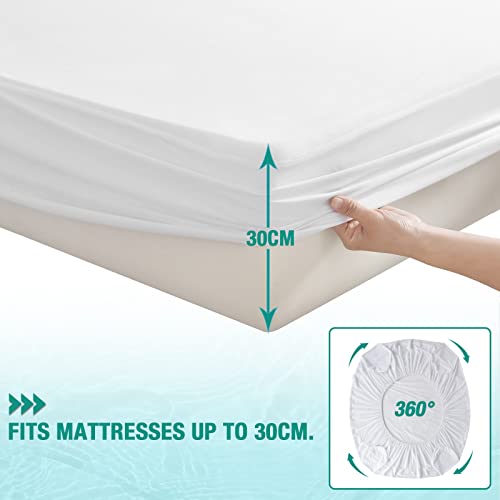 Protector de colchón 90x190/200 cm Bedecor pack de 2 fundas impermeables 6