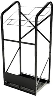 Southern Imperial R16-9PK-PVCDSPK Adjustable PVC Cut Pipe Rack44; Black