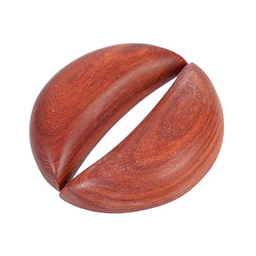 Garneck 2pcs Sacred Gua Cup Chinese Feng Shui Tool Feng Shui Holy Yin Yang Holy Cups Drinking Taoist Divination Cups Divination Ornament Chinese Decor Chinese Divination Tool Brown Wood