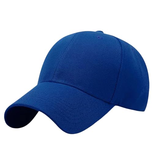Baseball Cap Adjustable Size for Running Workouts and Outdoor Activities Gym Hiking- All Seasons for Men/Women (US Alpha One Size Royal Blue)