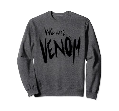 Image of Marvel We Are Venom Large Text Sweatshirt