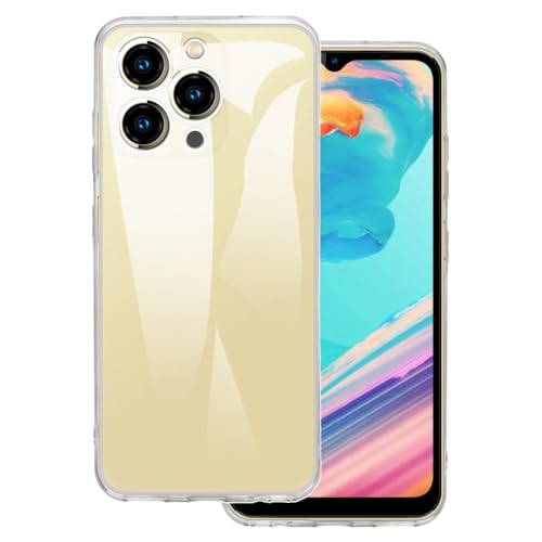 OAGELIM �P�[�X Oukitel C3 2025 �Ƃ̌݊������� Case �ϏՌ�TPU�\�t�g�t���L�V�u���W�F���ی�d�b�J�o�[ �σX�N���b�`���~���^���[���x���̑ϗ��� (�N���A)