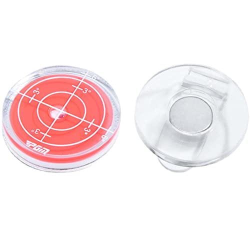 ゴルフ マーカー 水平器 マグネット 磁気帽子クリップ ゴルフ用品 パッティングエイド パター練習 ボール 傾斜 水準器 目盛り付き 傾斜 測定 レベラー工具 重心マーカー 高精度 ゴルフ パッティング ゴルフ愛好家向け 取り付け簡単