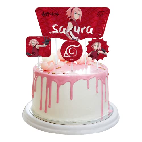 Festa Sakura Naruto Kit Só um Bolinho - 7 Itens