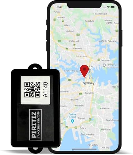 PIRITIZ GPS Tracker for Trailers, Equipment & Vehicles – 5-Year Battery | No Wires | Passive Tracking Device for Rental Fleets | Subscription Required