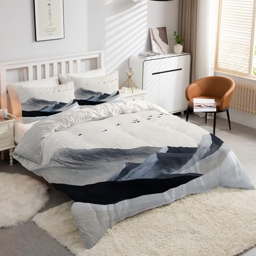 YZQGLHP Funda Nórdica para Cama de 105 cm Funda de Microfibra para Edredón de 180x220 cm con 2 Fundas de Almohada de 50x75 cm Estampado de Moda con Cremallera para Camas de Niños