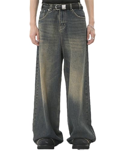 Men's Premium Select Custom Fit Loose Straight Leg Jean Cotton Denim Pants2