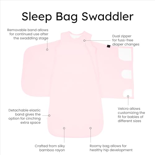 Image of KYTE BABY Unisex Rayon Made from Bamboo Sleep Bag Swaddler for Babies, 1.0 Tog