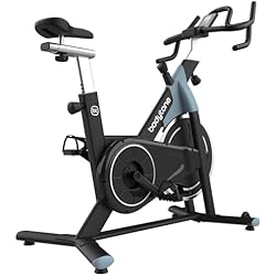 Bicicleta Estática Spinning con Conectividad a Apps - Bici estatica con volante de Inercia y Freno Magnético - Bicicleta spinning inteligente DS25+ Bodytone