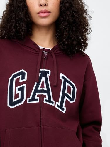 Image of GAP Women's Logo Hoodie Hooded Full Zip Sweatshirt