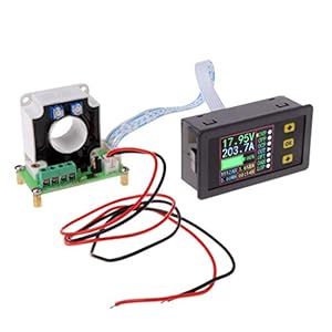 DollaTek Digitale DC multimeter 0-90V 100A voltmeter ampèremeter stroom ampère vermogen watt capaciteit uurmeter…