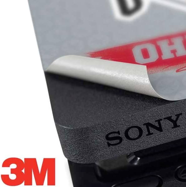 Skinit Decal Gaming Skin Compatible with PS4 Slim Bundle - Officially Licensed Ohio State University Distressed Logo Design