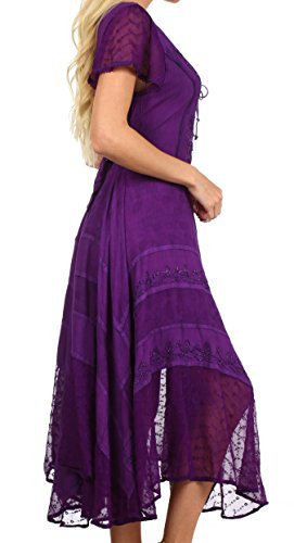 Sakkas Marigold Embroidered Fairy Dress3