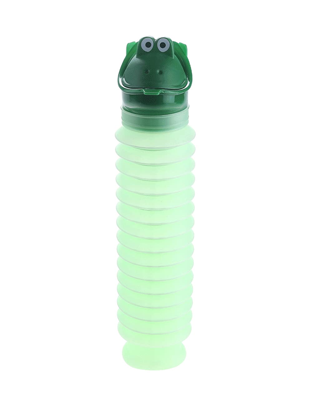 Emergency Urinal, Portable Reusable Shrinkable Camping Portable Toilet Urine Bottle Bag Travel Potty Urine Funnel for Unisex Men Women Kids (Green)