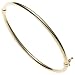 Produktbild Armreif Armband aus 585 Gold Gelbgold oval Steckverschluss Armschmuck Damen