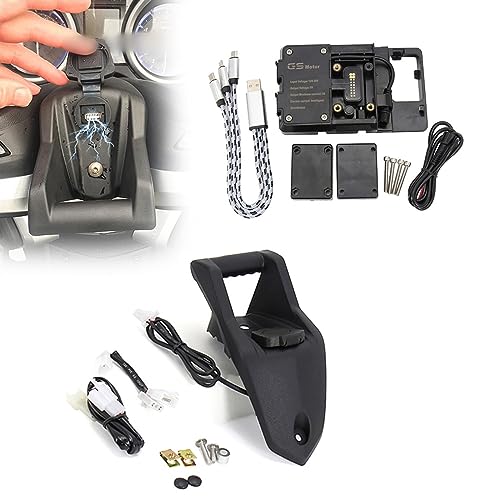 Support de navigation téléphone moto avec charge USB pour Yamaha T-Max 530 SX DX 2017-2019