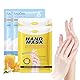 4 Paar Handpflege Handmaske, Pflegende Spendet Feuchtigkeit Hand Mask, Handpflege Handschuhe, Für Cracked Trockene Alternde Frauen und Männer Geschmeidig und Pflegt Sie（2 Milch & 2 Honig）
