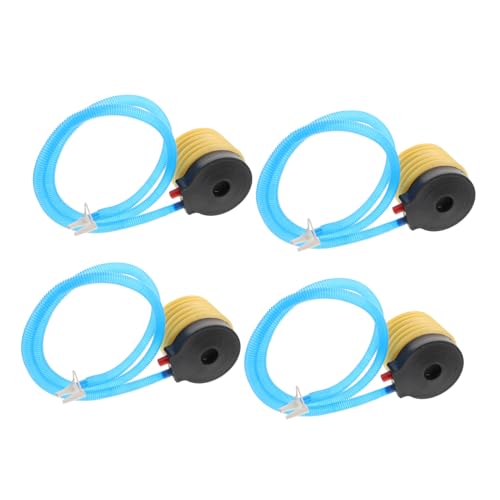 Toddmomy 4 Piezas inflación de la de pie Juguetes colchón Inflable Auto Portable Air Pump inflador de pie hinchador Bicicleta Inflable portátil de pie portátil el plastico