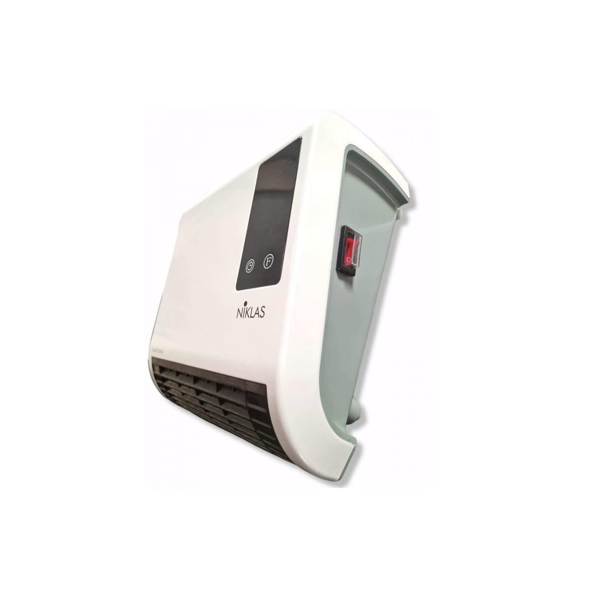 NIKLAS - Termoventilatore caldobagno stufa elettrica a parete 2000 W Trendy Digital Niklas, Radiante