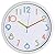 Bernhard Products Colorful Kids Wall Clock 10 Inch Silent Non Ticking Quality Quartz Battery Operated Wall Clocks, Easy to Read 3D Multi Colored Numbers Nursery Classroom Office Kitchen White Frame