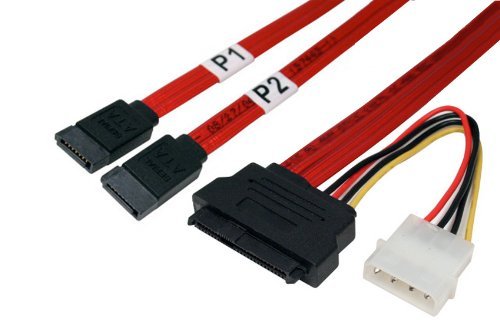Data Storage Cables, p/n I2927-.5MC: Internal SATA x 2-SAS Drive, 0.5m [Electronics]