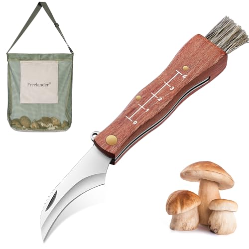 Freelander Couteau à champignons avec brosse