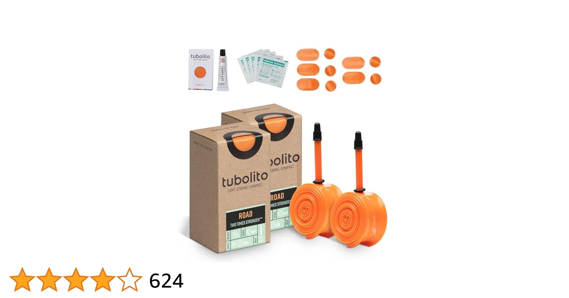 tubolito 超軽量チューブ　ロード用700×18-28c 2本セット Amazon | Tubolito S-Tubo Road TPUインナーチューブ 700C x 18