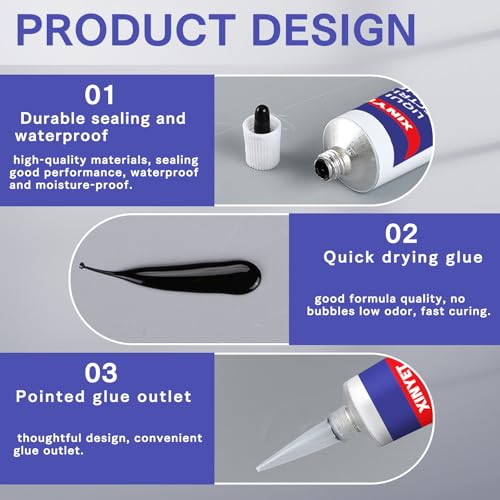 Image of Liquid Electrical Tape,Insulating Electrical Tape Glue, 50ml(Black)