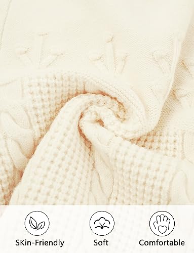 Happy Cherry Baby Girls Knitted Cardigan Button Down Warm Sweater with Bowknot4