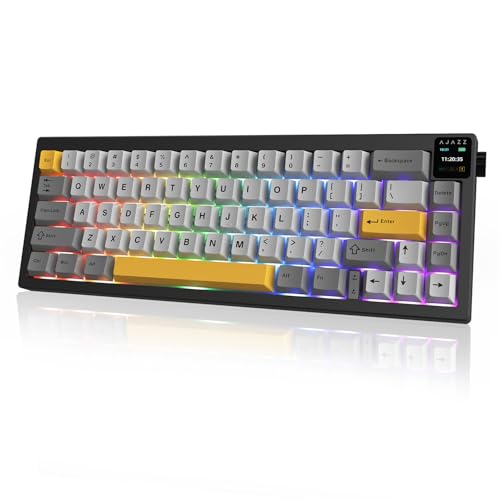 Image of NACODEX Mechanical Gaming Keyboard (Back Gray Yellow)
